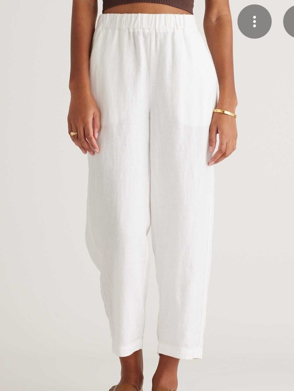 Quince European Linen Pants / White/ Xs/ NWT
